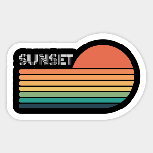 SUNSET STYLE Sticker